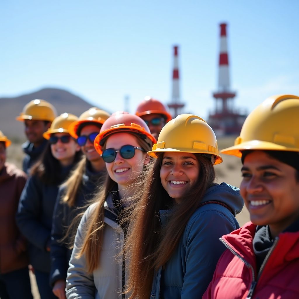 Equipo de investigadores analizando datos del sector energético